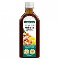 SOK Z KURKUMY Z CYTRYNĄ 250ML PREMIUM ROSA