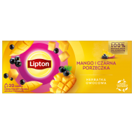 Lipton Herbatka owocowa Mango i Czarna porzeczka 20TB 34g