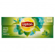 Lipton o smaku Mięta Herbata zielona aromatyzowana 32,5 g (25 torebek)