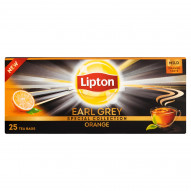 Lipton Earl Grey Orange Herbata czarna 35 g (25 torebek)