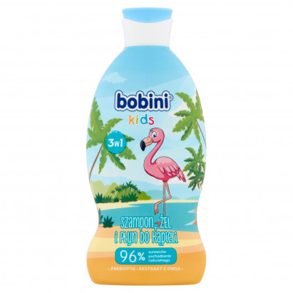 Bobini Kids Szampon żel i płyn do kąpieli 3w1 flaming 330 ml