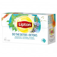 Lipton Herbatka ziołowa aromatyzowana detoks 32 g (20 torebek)