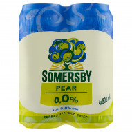 Somersby Bezalkoholowy napój piwny o smaku gruszki 4 x 500 ml