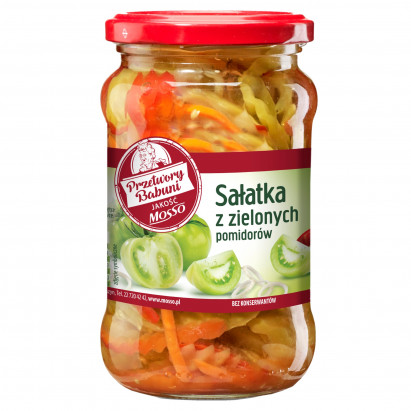 Mosso Sałatka z zielonych pomidorów 340 g