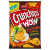 Crunchips Wow Grubo krojone chipsy ziemniaczane o smaku pikantno-śmietankowym 110 g