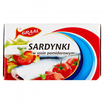 Graal Sardynki w sosie pomidorowym 125 g