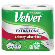 Velvet Extra Long Decor Ręcznik papierowy 2 rolki