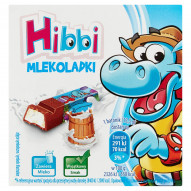 Hibbi Mlekoladki Batoniki mleczne z nadzieniem mlecznym 50 g (4 sztuki)