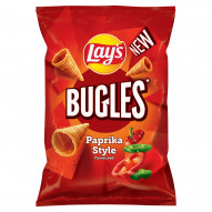 Lay's Bugles Przekąski kukurydziane o smaku papryki 110 g