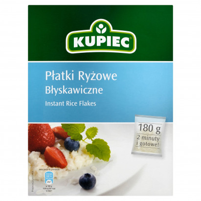 Kupiec Płatki ryżowe błyskawiczne 180 g