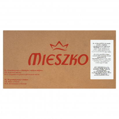 Mieszko Eukaliptus Karmelki twarde z olejkiem eukaliptusowym i miętowym 4 kg