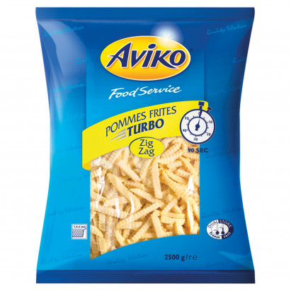 Aviko Turbo Zig Zag Frytki karbowane 2500 g