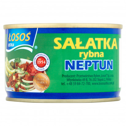 Łosoś Ustka Sałatka rybna Neptun 170 g