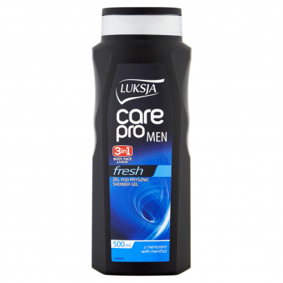 Luksja Care Pro Man Fresh Żel pod prysznic 3w1 500 ml
