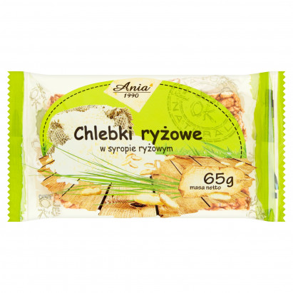 Ania Chlebki ryżowe w syropie ryżowym 65 g