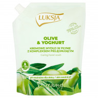 Luksja Creamy Olive & Yoghurt Kremowe mydło w płynie opakowanie uzupełniające 900 ml