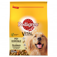 Pedigree Vital Protection Psy dorosłe Karma pełnoporcjowa z drobiem & warzywami 2,6 kg