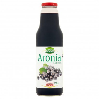 Look Food Sok 100% aronia 750 ml