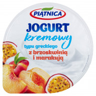 Piątnica Jogurt kremowy typu greckiego z brzoskwinią i marakują 150 g
