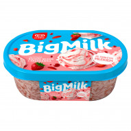 Big Milk Intense Lody świeże mleko i truskawki 1000 ml