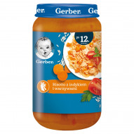 Gerber Risotto z indykiem i warzywami dla dzieci po 12. miesiącu 250 g