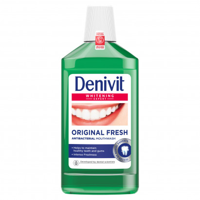 Denivit Original Fresh Antybakteryjny płyn do płukania jamy ustnej 500 ml