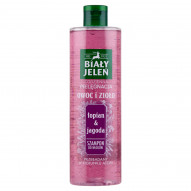 Biały Jeleń Owoc i Zioło Szampon do włosów łopian & jagoda 400 ml
