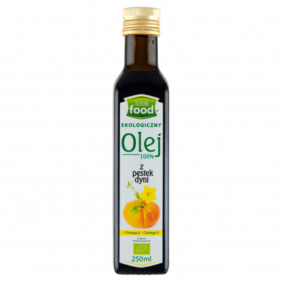 Look Food Ekologiczny olej 100% z pestek dyni 250 ml