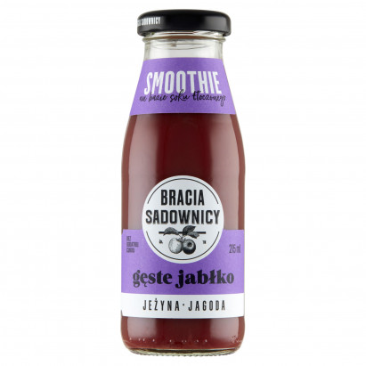 Bracia Sadownicy Smoothie gęste jabłko jeżyna jagoda 215 ml