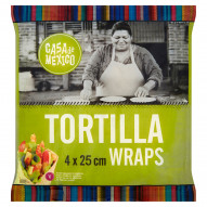 Casa de Mexico Tortilla wrap 25 cm 240 g (4 sztuki)