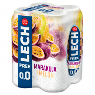 Lech Free Piwo bezalkoholowe marakuja i melon 4 x 500 ml