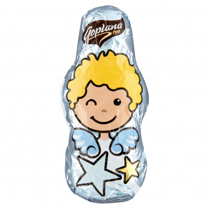 Goplana Aniołek chłopiec Figurka z marcepanem w czekoladzie 30 g