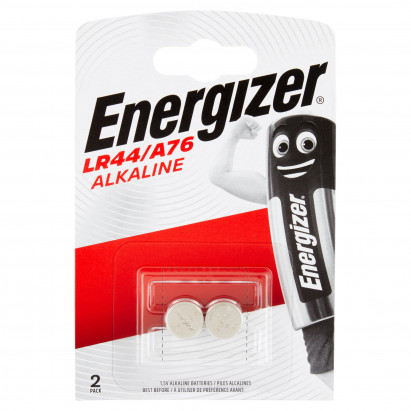 Energizer LR44/A76 1,5 V Baterie alkaliczne 2 sztuki