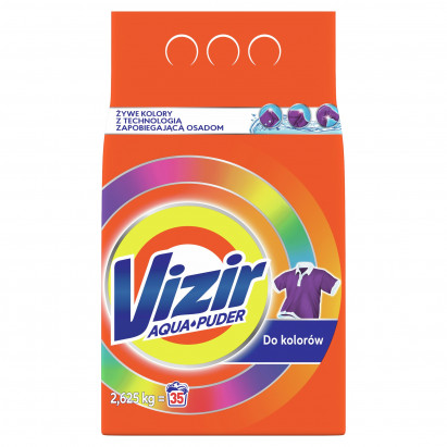 Vizir AquaPuder Color Proszek do prania 2.625KG, 35 prań