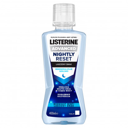 Listerine Advanced Nightly Reset Płyn do płukania jamy ustnej 400 ml
