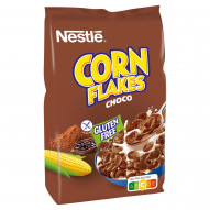 Nestlé Corn Flakes Choco Chrupiące płatki kukurydziane o smaku czekoladowym 450 g