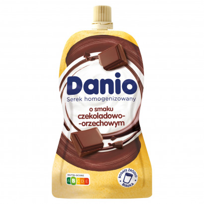 Danio Serek homogenizowany o smaku czekoladowo-orzechowym 120 g