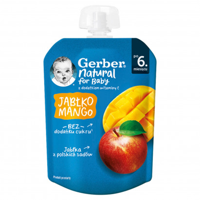 Gerber Jabłko mango po 6. miesiącu 80 g