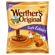Werther's Original Soft Eclairs Miękkie cukierki karmelowe z nadzieniem czekoladowym 70 g