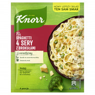 Knorr Fix spaghetti 4 sery z brokułami 39 g