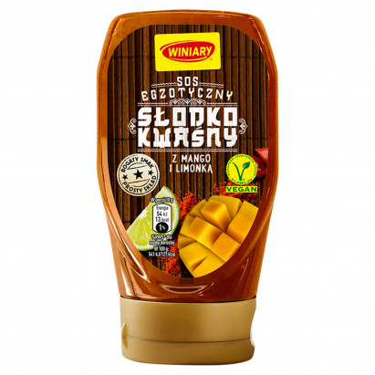Winiary Sos egzotyczny słodko kwaśny z mango i limonką 347 g