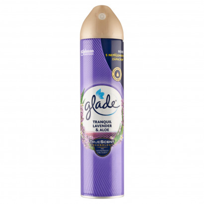 Glade Tranquil Lavender & Aloe Odświeżacz powietrza w aerozolu 300 ml