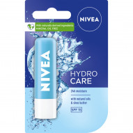 Nivea Hydro Care Nawilżająca pomadka do ust SPF 15 5,5 ml