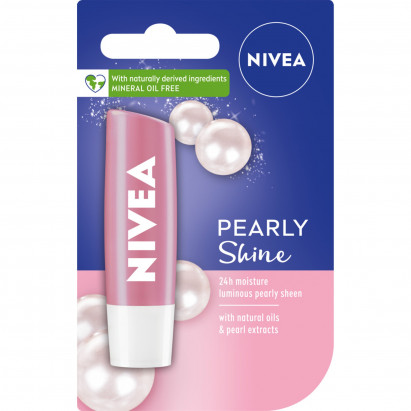 Nivea Pearly Shine Pielęgnująca pomadka do ust 5,5 ml