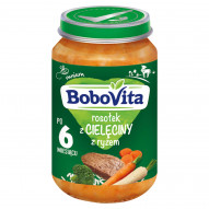 BoboVita Rosołek z cielęciny z ryżem po 6 miesiącu 190 g