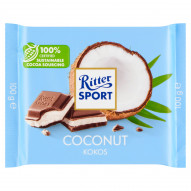 Ritter Sport Czekolada mleczna nadziewana kremem kokosowym 100 g