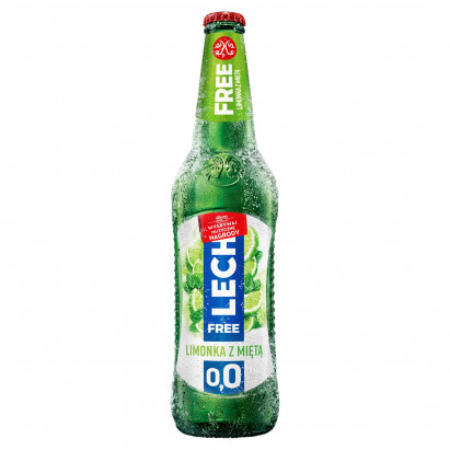 Lech Free Piwo bezalkoholowe limonka z miętą 500 ml