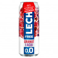 Lech Free Piwo bezalkoholowe granat i acai 500 ml