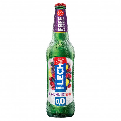 Lech Free Piwo bezalkoholowe o smaku kwaśnych ciemnych owoców 500 ml