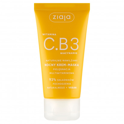 Ziaja Witamina C.B3 niacinamid Nocny krem-maska 50 ml